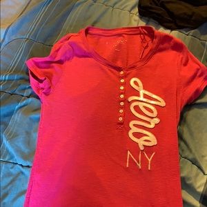 Pink Aeropostale shirt